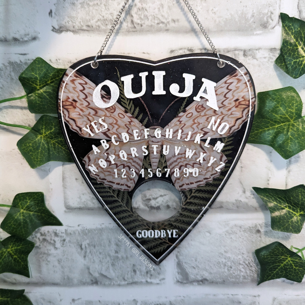 Moth Ouija Planchette Wall Art