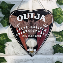 Load image into Gallery viewer, Bat Ouija Planchette Wall Art
