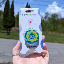 Load image into Gallery viewer, Vault Number (Blue with Gold Glitter) PopSocket™
