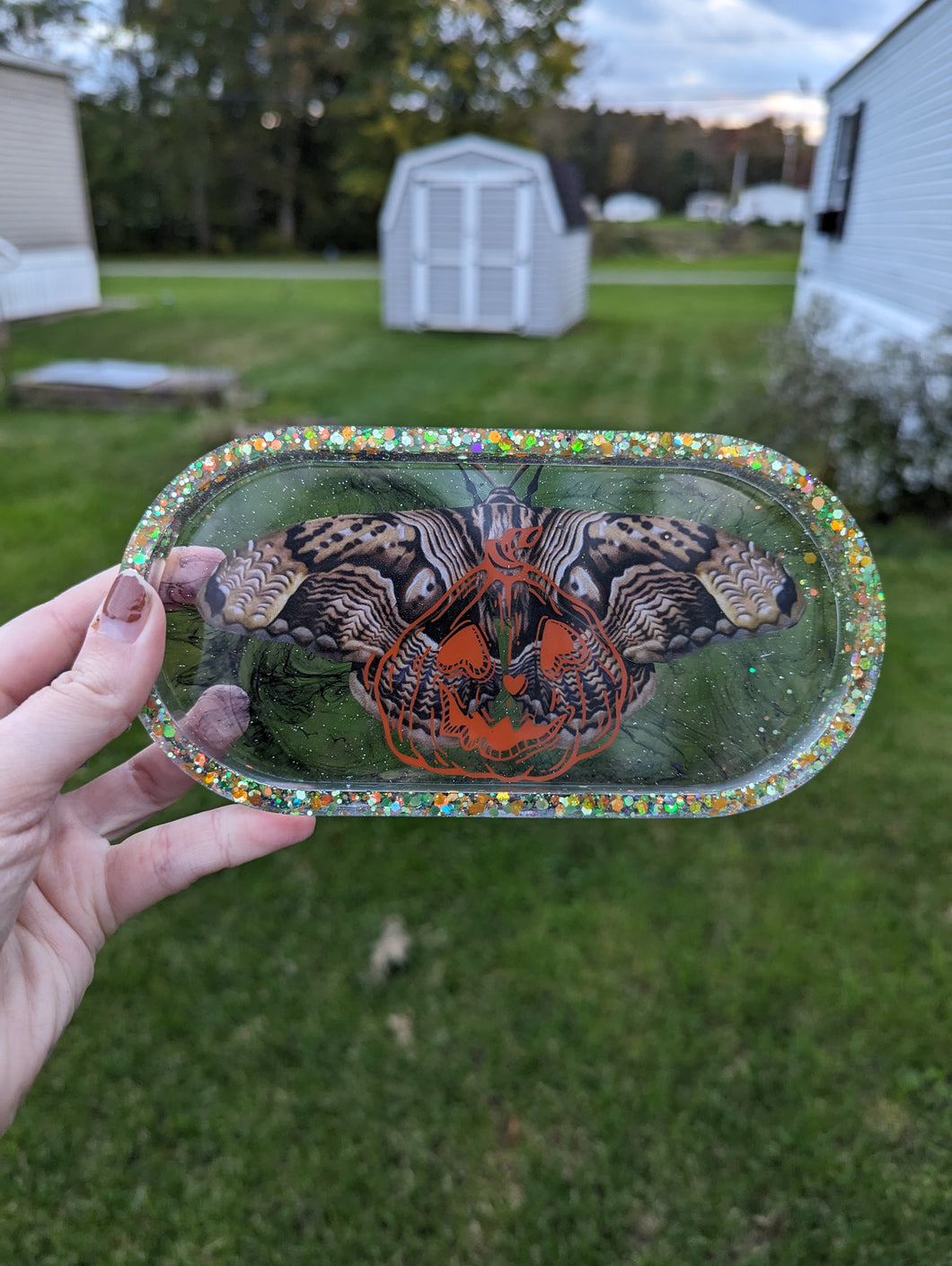 Oval Resin Tray