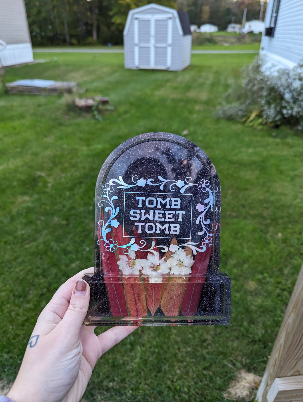 Gravestone Resin Tray