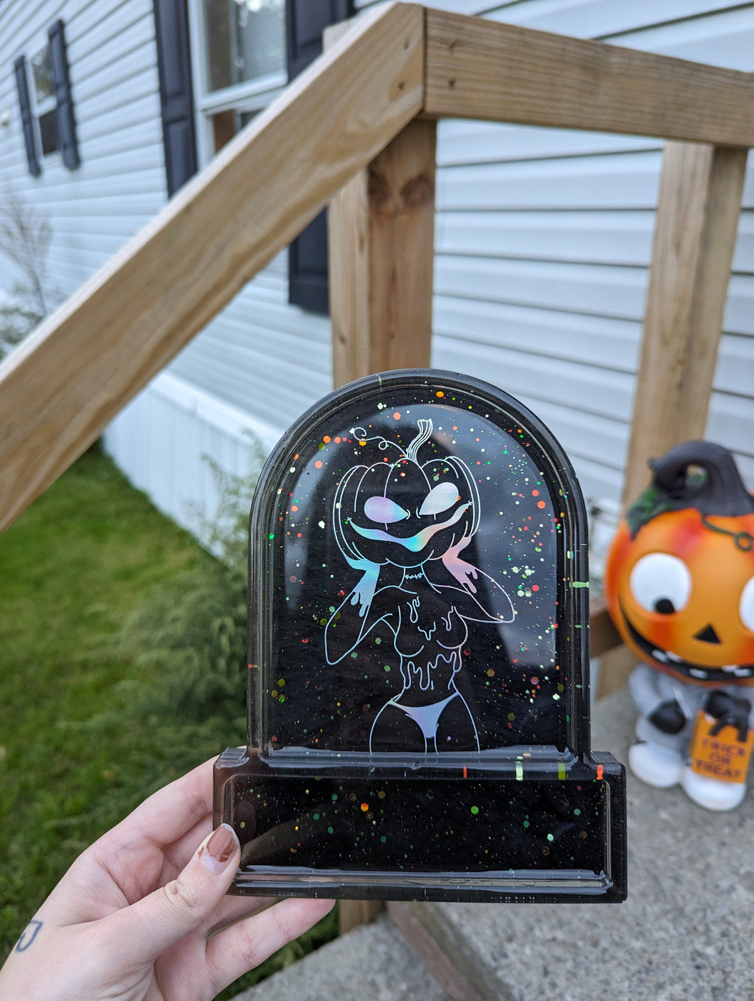 Gravestone Resin Tray