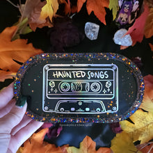 Load image into Gallery viewer, Haunted Songs Oval Resin Tray
